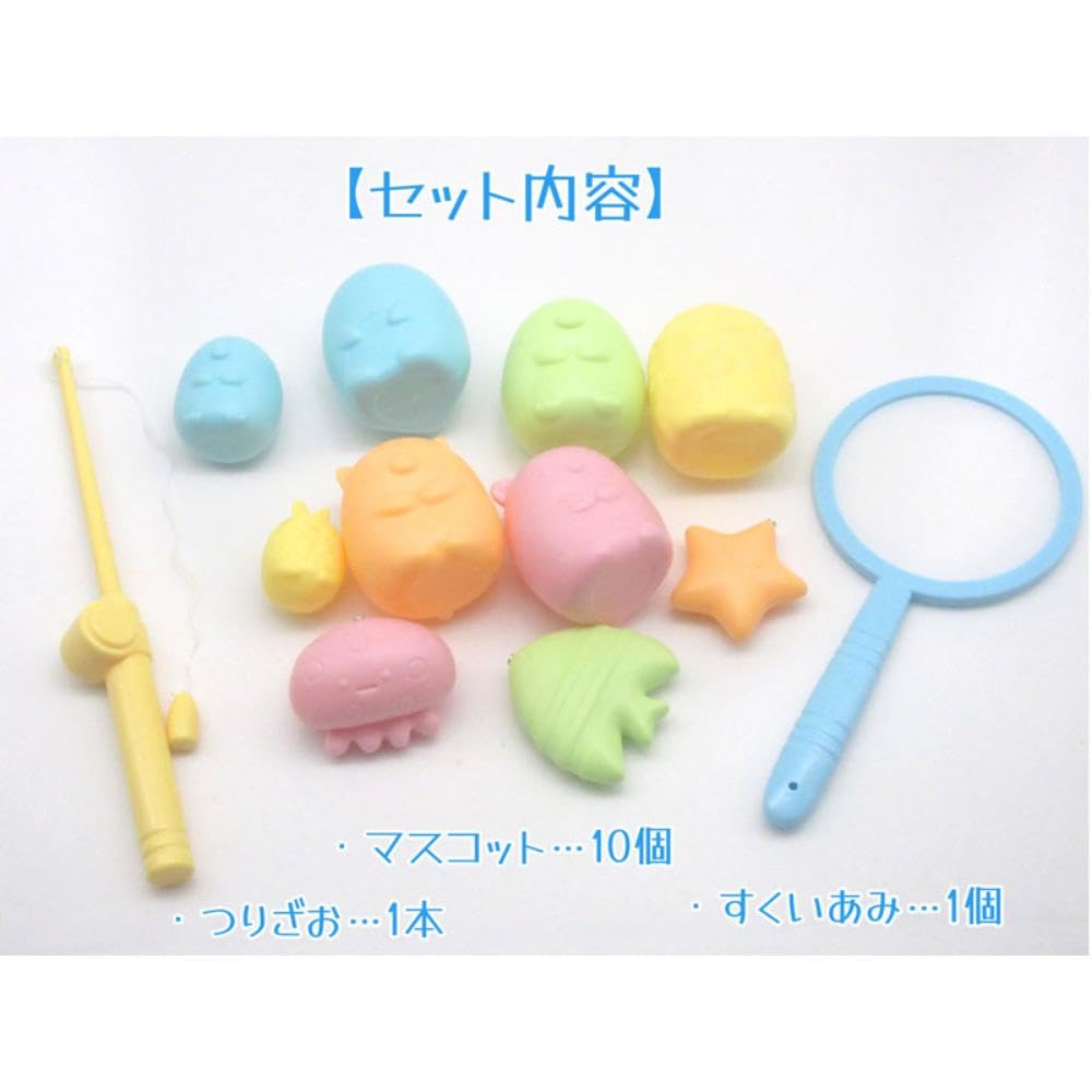 Amazon.co.jp: 尾上萬 すみっコぐらし さかなつりセット W21×H31×D5cm